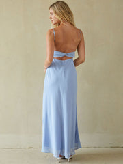 Chic Chiffon Slip Maxi Dress