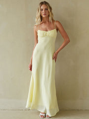 Chic Chiffon Slip Maxi Dress