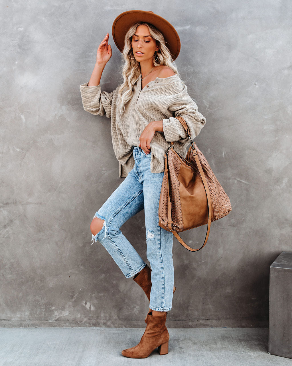 Montana Cotton Henley Sweater