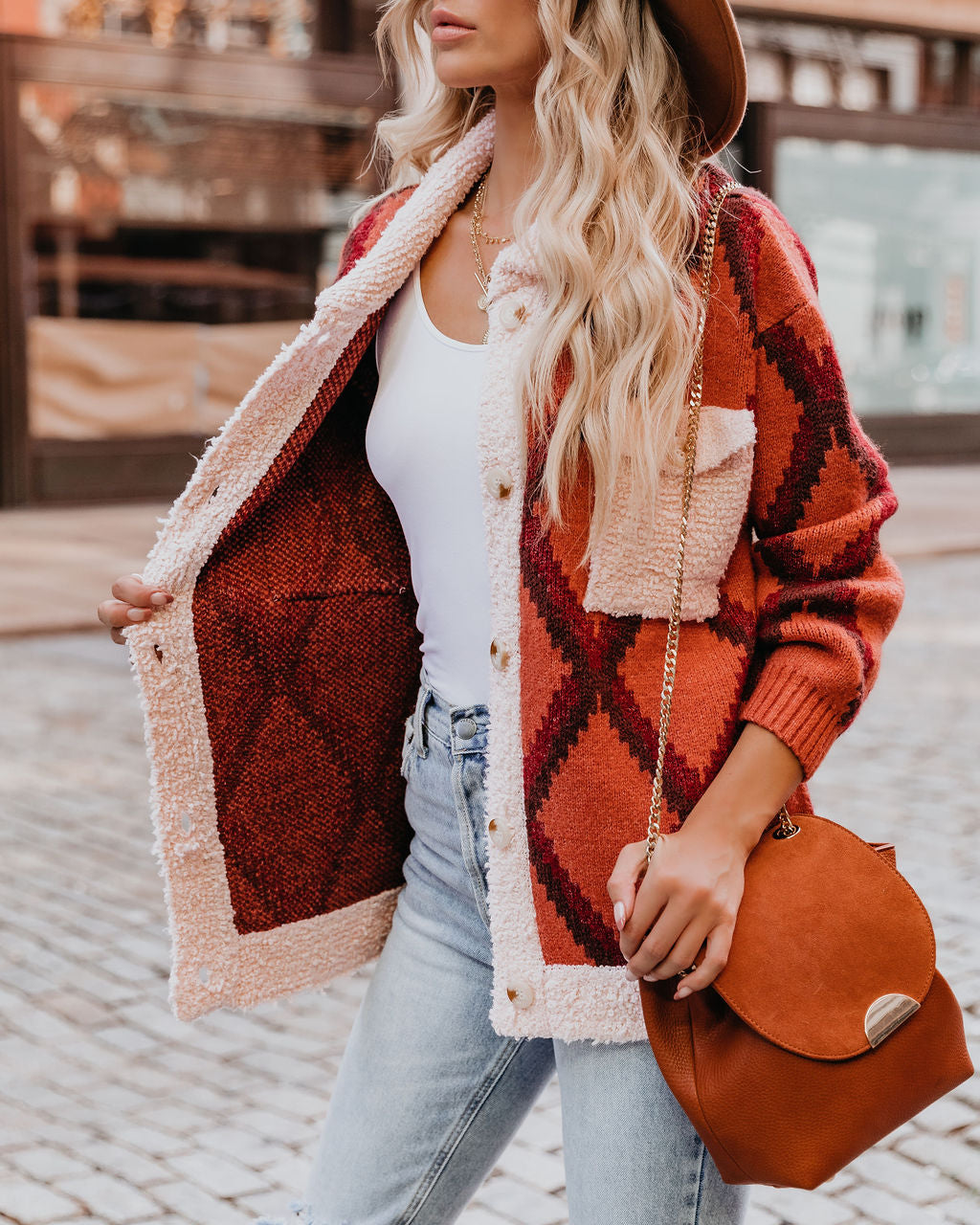 Parkside Patterned Knit Jacket