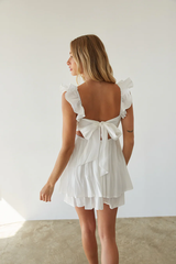 White Babydoll Mini Dress
