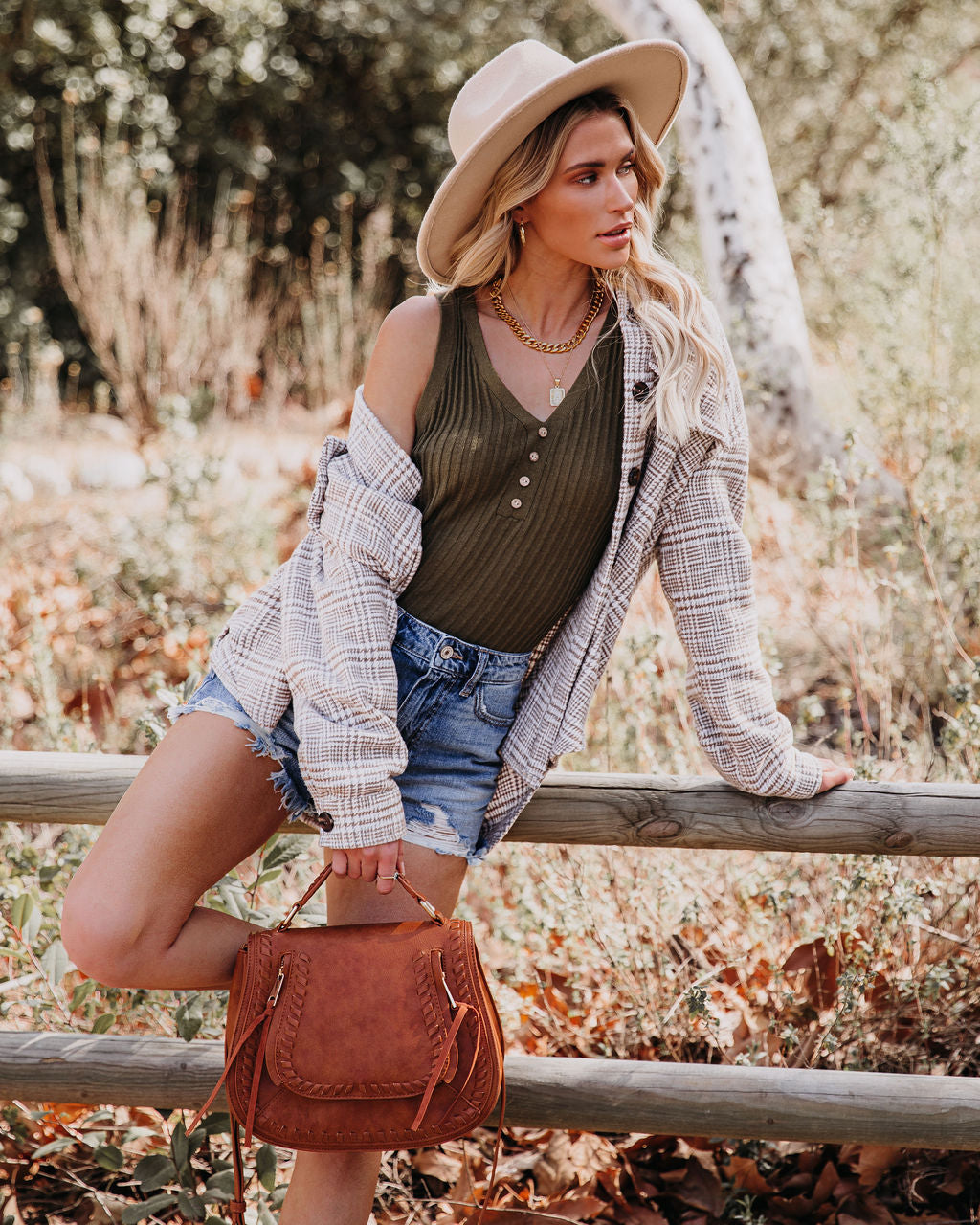 Pinehurst Cotton Blend Ribbed Tank - FINAL SALE