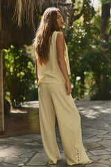 Yellow Loose Tank Top