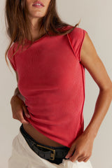 Watermelon Red Short Sleeves Tee