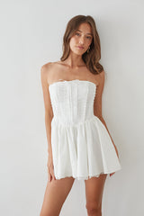 Sweet Princess Strapless Corset Mini Dress