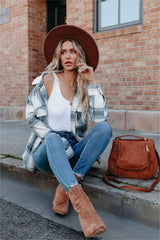 Veneta Pocketed Plaid Shacket