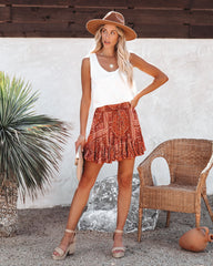 Wylie Cotton Tank - Dusty Rose