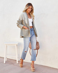 Sage Ribed Knit Cardigan