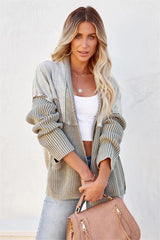 Sage Ribed Knit Cardigan