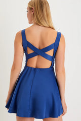 Royal Blue Mini Dress