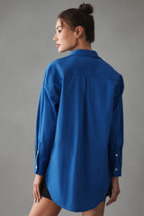 Royal Blue Button Down Shirt