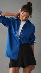 Royal Blue Button Down Shirt