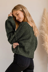 Forest Green Knit Sweater