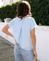 Light Blue Short Sleeves Tee