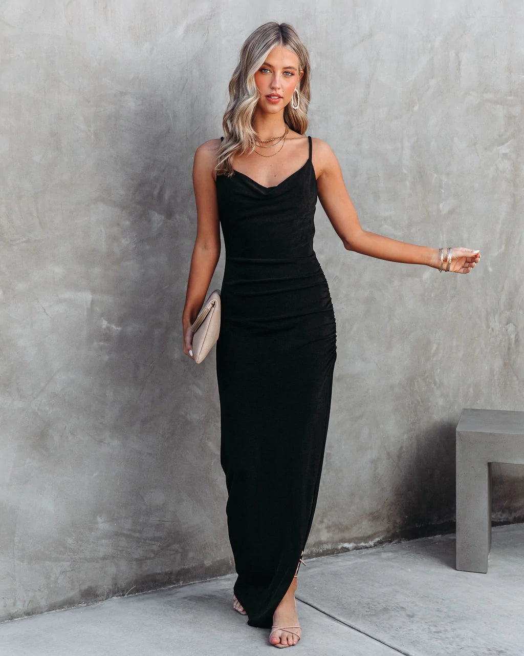 Black Slip Maxi Dress – Groovy Mimi