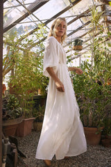 White Withdraw Maxi Dress