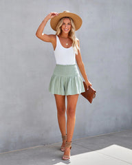 Mint Green Mini Skort