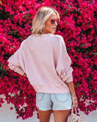 Blush Long Sleeves Sweatshirt