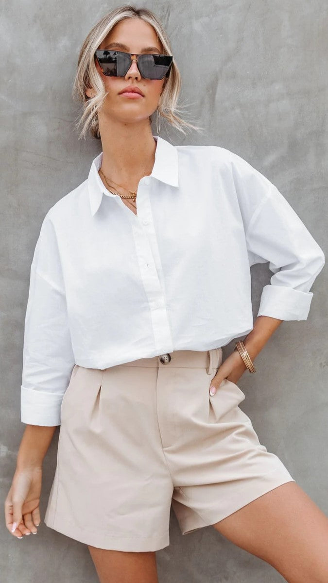 White Button Down Shirt