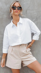 White Button Down Shirt