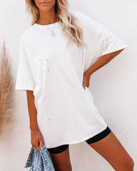 White Short Sleeves Tee
