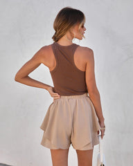 Chocolate Knit Tank Top